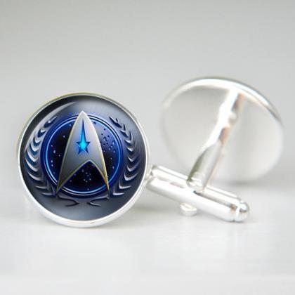 Star Trek Cufflinks Starfleet Star Trek Jewelry..
